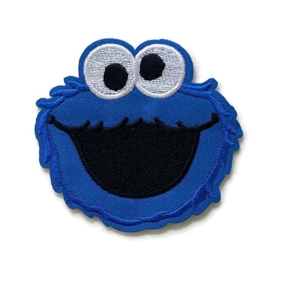 Cookie Monster Embroidered Patch - Picture 1 of 3